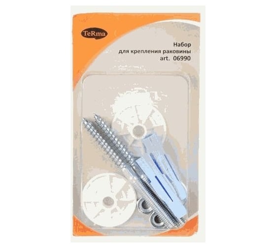 Изображение товара Набор для крепления раковины Terma "Тюльпан" 06990 в блистере 28098