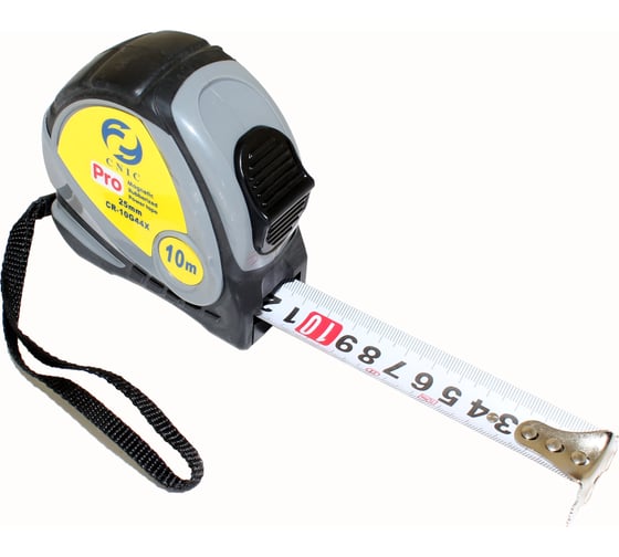 Изображение товара Рулетка CNIC CR-G44 10G44X 10 метров, 25 мм, с фиксатором, с магнитным зацепом 63354