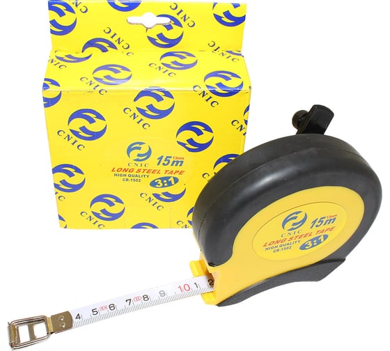 Изображение товара Рулетка CNIC CR-002 1502 15 метров, 13 мм, обрезиненная 33614