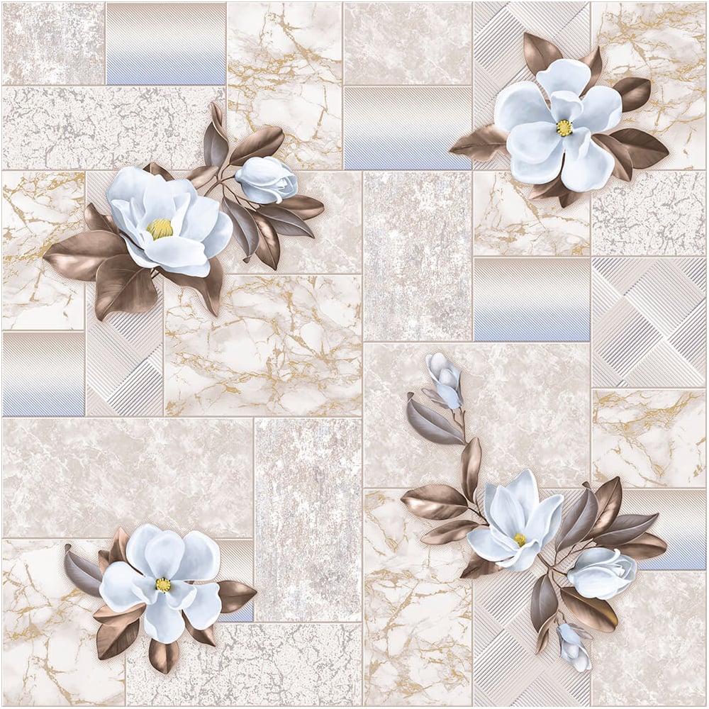 Изображение товара Влагостойкие обои на бумажной основе FOX Ксения 0,53x10 м цветы