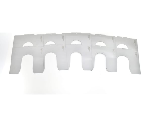 Изображение товара Набор пластин центровочных КСИЗ 60x60, паз 17 мм, 150 штук, 0.05; 0.10; 0.15; 0.2; 0.25; 0.3; 0.4; 0.50; 0.70; 0.80; 1.0; 2.0; 3.0; 4.0; 5.0 606017150