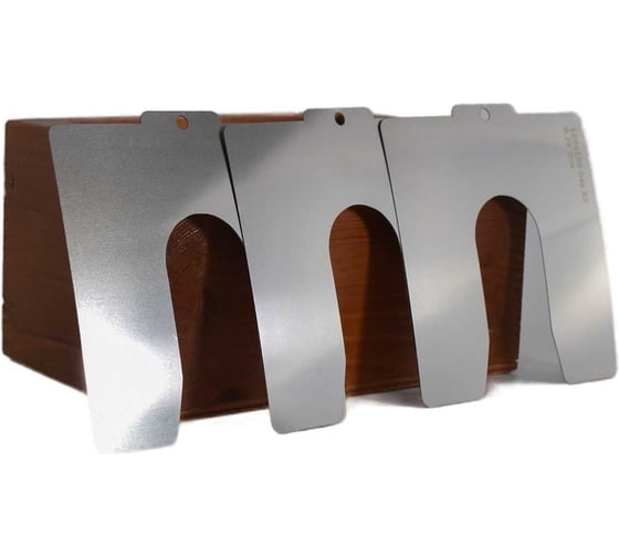 Изображение товара Набор пластин центровочных КСИЗ 65x86, паз 21 мм, 150 штук, 0.05; 0.10; 0.15; 0.2; 0.25; 0.3; 0.4; 0.50; 0.70; 0.80; 1.0; 2.0; 3.0; 4.0; 5.0 658621150