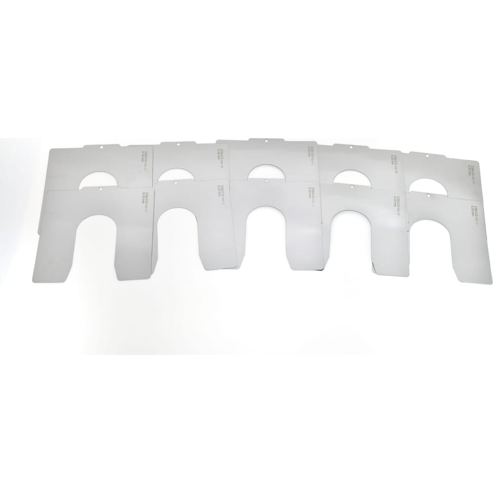 Изображение товара Набор центровочных пластин КСИЗ 35x30 паз 9 мм 150 штук нержавеющая сталь