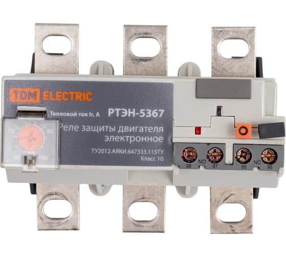 Изображение товара Электронное токовое реле TDM ELECTRIC РТЭН-5367 60-100А  SQ0733-0003