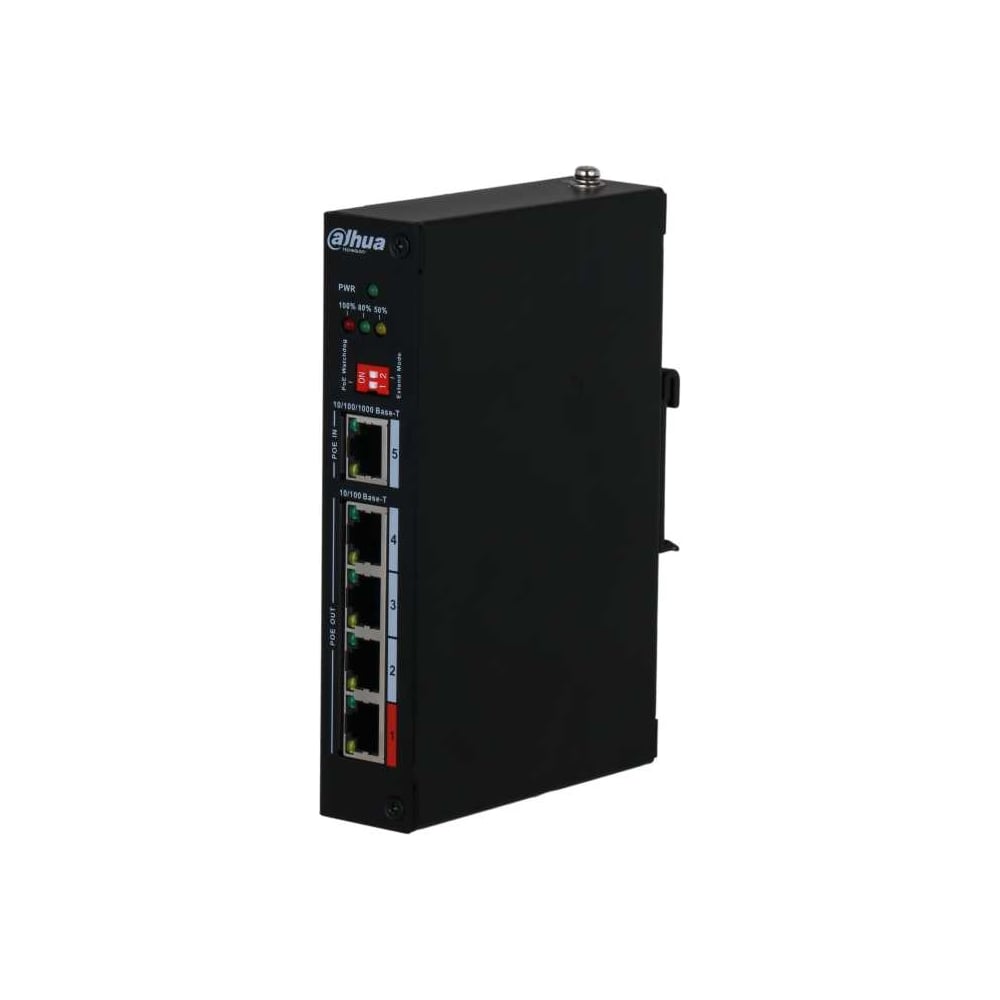 Изображение товара Инжектор 4-портовый Dahua DH-PFT1500 уличный PoE питание