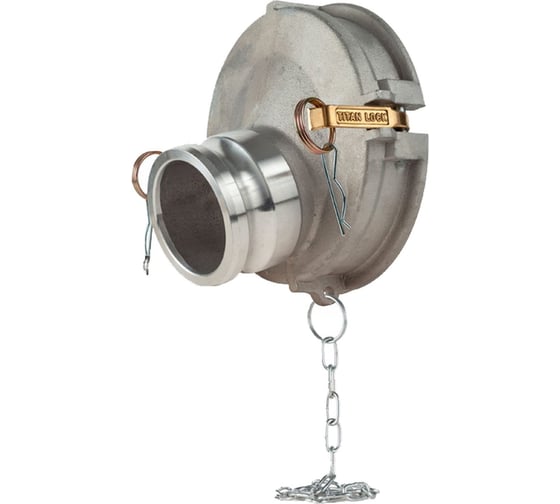 Изображение товара Гравитационный переходник для API адаптера TITAN LOCK 4in с камлоком 4in алюминий TL400GA400AL