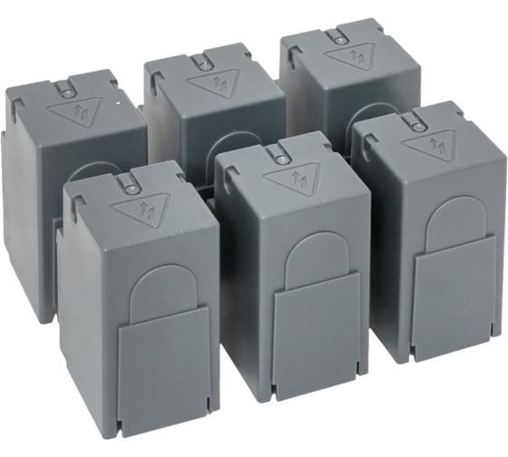 Изображение товара Комплект клеммных крышек для рубильников TwinBlock 160-250А EKF (короткие) 6 шт. tb-cvrshort-6-160-250