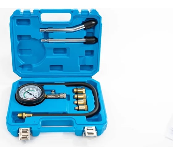 Изображение товара Компрессометр для бензиновых двигателей МАЯКАВТО 8 предметов, в кейсе м908