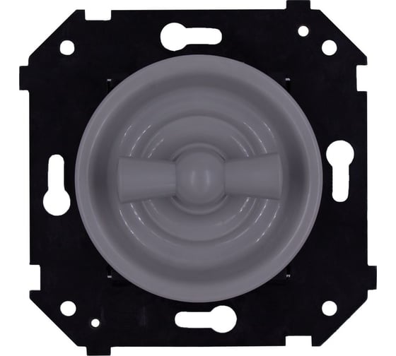 Изображение товара Выключатель одноклавишный Bironi скрытый монтаж, титан B3-200-26