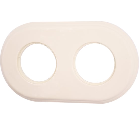 Изображение товара Рамка 2-х постовая Bironi керамика, цвет песочное золото BF2-620-04