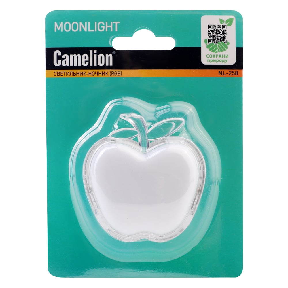 Изображение товара LED-ночник Camelion NL-258 яблоко RGB с сенсорным управлением