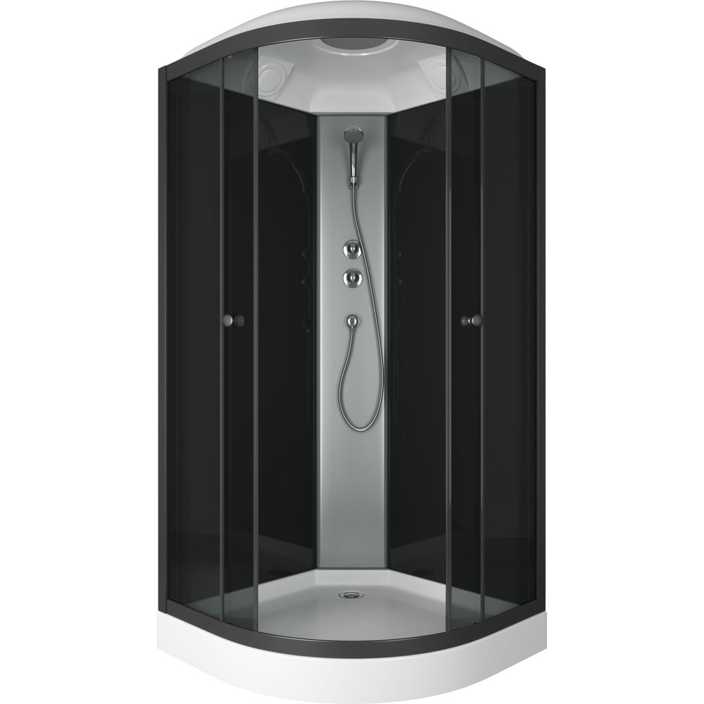 Изображение товара Душевая кабина Bauedge BAU Nimb с прозрачным стеклом и поддоном 90x90