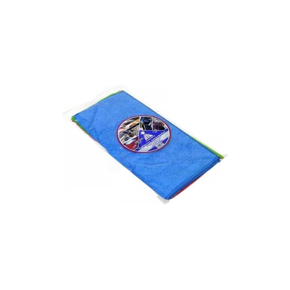 Изображение товара Салфетки МАЯКАВТО Микрофибра 30х30 3 шт - уход за автомобилем