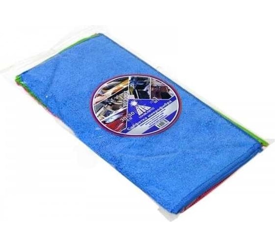 Изображение товара Салфетка МАЯКАВТО Микрофибра 30х30, 1 упаковка - 3 шт 303003