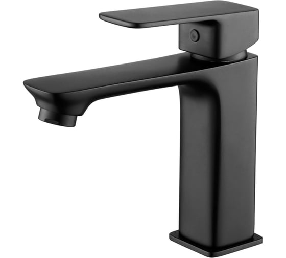 Изображение товара Смеситель Ledeme умывальник с гайкой, черный L1080B 11342