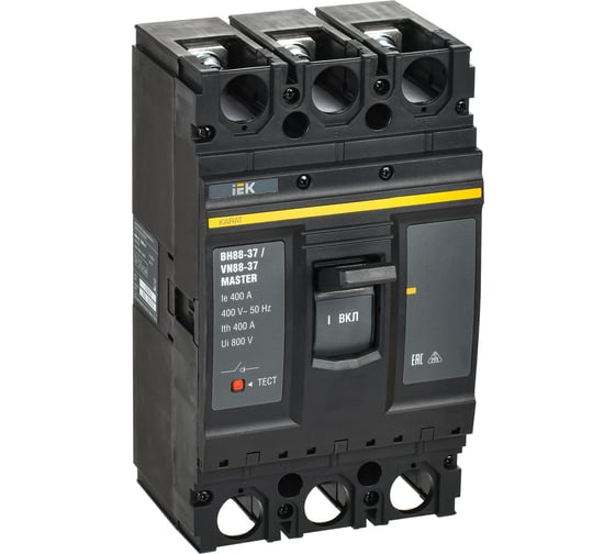 Изображение товара Выключатель-разъединитель IEK KARAT MASTER ВН88-37 3P 400А KAM-VN40-3-0400