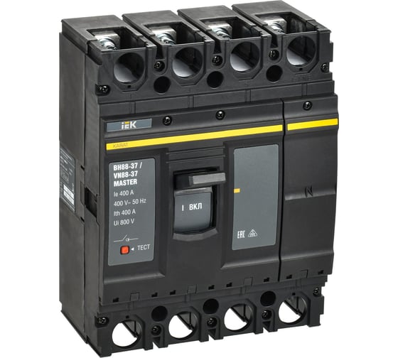 Изображение товара Выключатель-разъединитель IEK KARAT MASTER ВН88-37 4P 400А KAM-VN40-4-0400