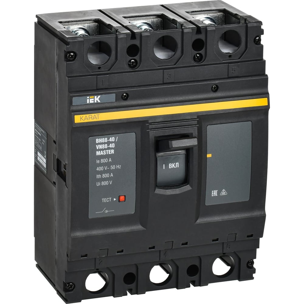 Изображение товара Выключатель-разъединитель IEK KARAT MASTER ВН88-40 3P 800А