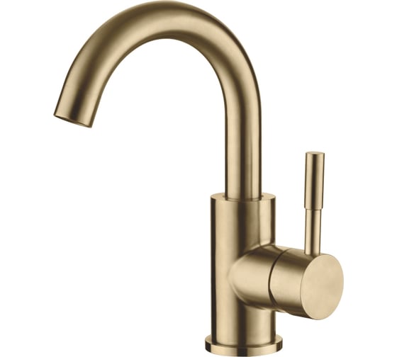 Изображение товара Смеситель Ledeme умывальник, картридж 35мм, нержавейка, золотой сатин L1098Y-3 19112