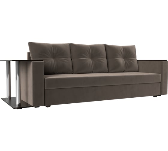 Изображение товара Диван прямой Лига диванов Атланта со столом слева 112474