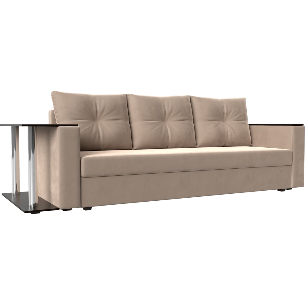 Изображение товара Диван Лига диванов Атланта со столом слева - современный раскладной дизайн