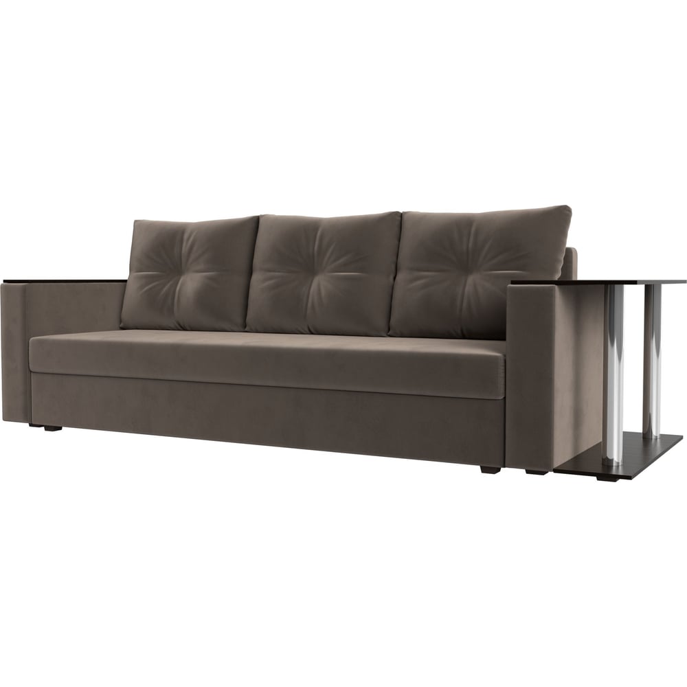 Изображение товара Диван Лига диванов Атланта со столом справа 112474R современный практичный мебельный предмет