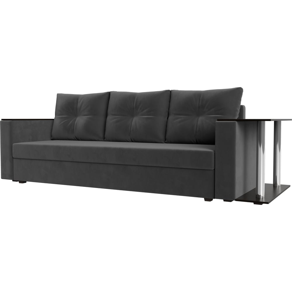 Изображение товара Диван прямой Лига диванов Атланта со столом справа 112475R широкий комфорт стильный