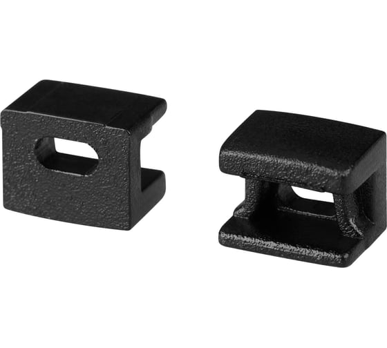 Изображение товара Заглушка Arlight PLINTUS-FANTOM BLACK с отверстием, 1 комплект 043608