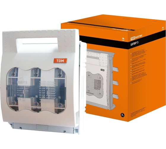 Изображение товара Шинный выключатель-разъединитель TDM ELECTRIC с функцией защиты ШПВР 3 3П 630A SQ0726-0008