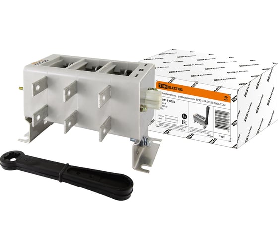 Изображение товара Выключатель-разъединитель TDM ELECTRIC ВР32-31А 70220 100А SQ0718-0050