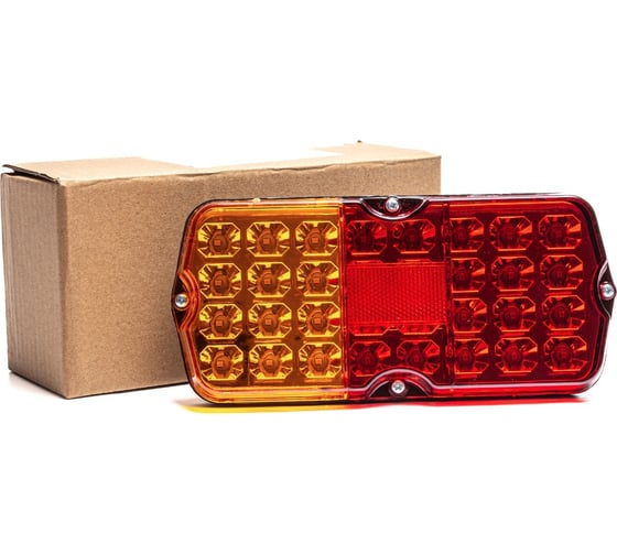 Изображение товара Задний фонарь АВТОЭЛЕКТРИКА КАМАЗ, МАЗ, УРАЛ, ЗИЛ, УАЗ, ГАЗ 12/24В LED, светодиодный ФП132 LED 09.2080