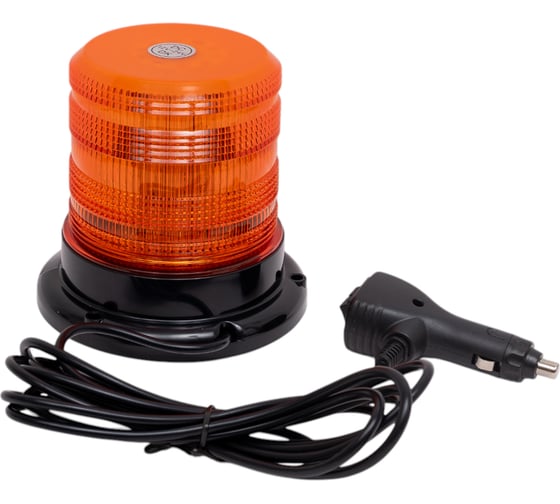 Изображение товара Импульсный маяк АВТОЭЛЕКТРИКА МИМ-13 АЕ 60 светодиодов, магнит/болты, 7 режимов, h 122 мм, d 128 мм МИМ-13 09.02438