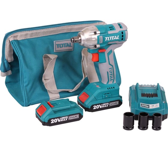 Изображение товара Аккумуляторный ударный гайковерт TOTAL TIWLI2001