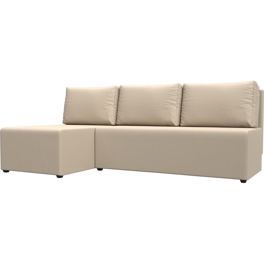 Изображение товара Угловой диван Лига диванов Поло с леым углом современный Бежевый