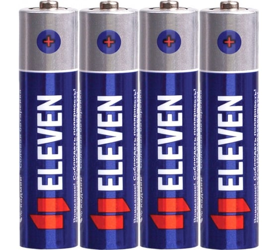 Изображение товара Батарейка Eleven AAA R03 солевая, SB4 301739