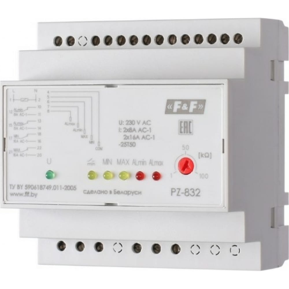 Четырехуровневое реле контроля уровня жидкости Евроавтоматика F&F четырехуровневое реле контроля уровня жидкости евроавтоматика f