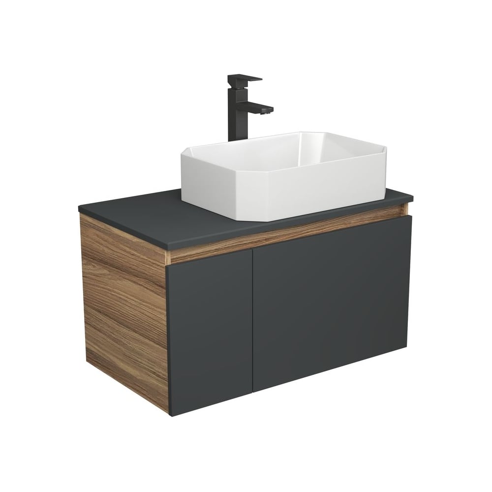 Изображение товара Комплект для ванной Bauedge с раковиной, тумбой и смесителем BD2720