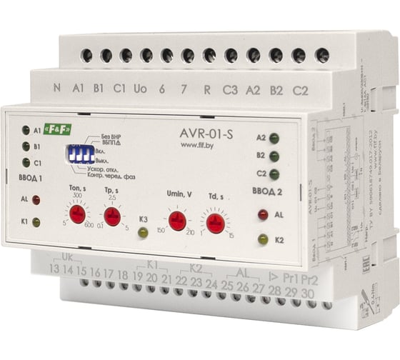 Изображение товара Автоматический переключатель фаз AVR-01-S Евроавтоматика F&F EA04.006.002