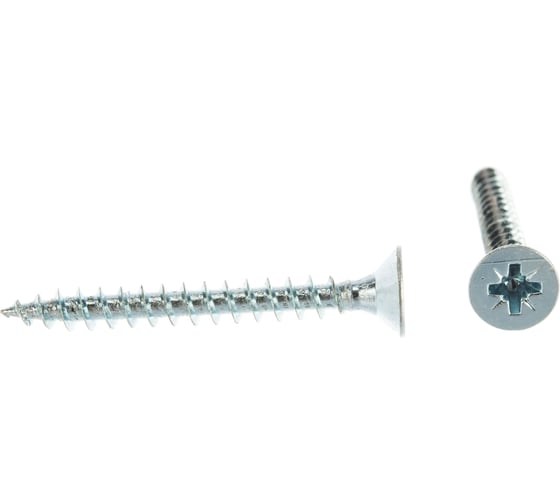Изображение товара Саморез КРЕП-КОМП белый цинк POZY 4,5х40 500 шт бд4540ф