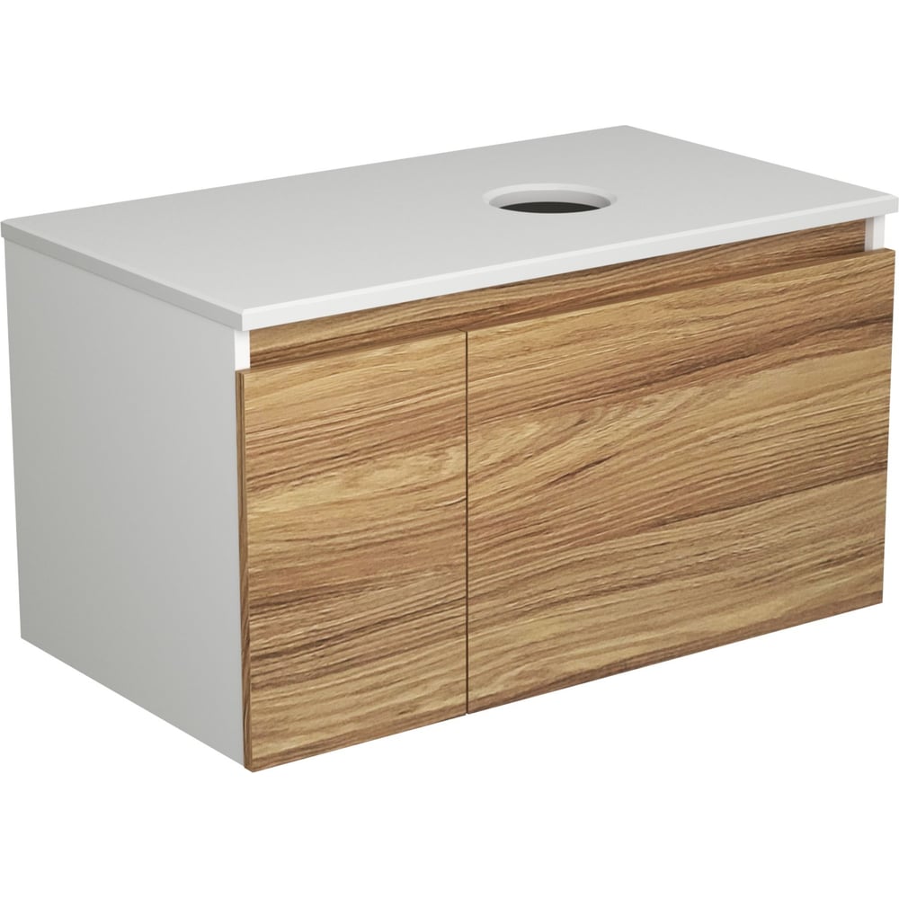 Изображение товара Тумба с раковиной Bauedge BD1583, модерн, черный, водоотталкивающее покрытие