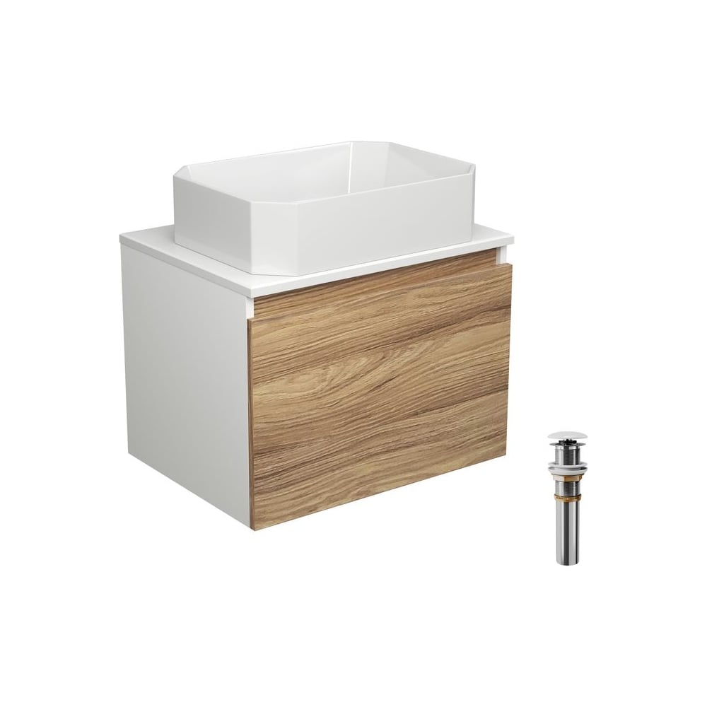 Изображение товара Тумба с раковиной Bauedge BD2480 для ванной комнаты