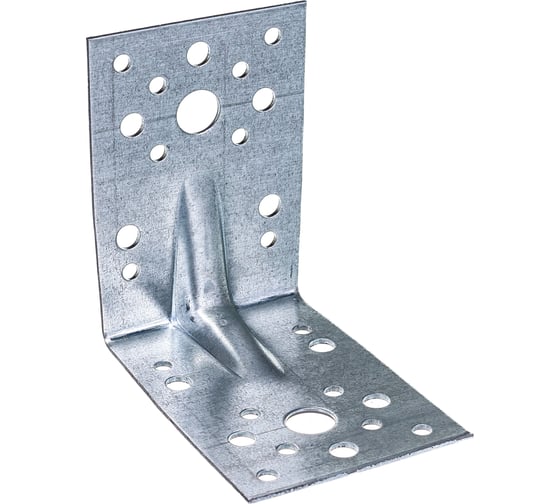 Изображение товара Крепёжный усиленный уголок КРЕП-КОМП KUU-90х90х65х2 мм 25 шт куу9065-25