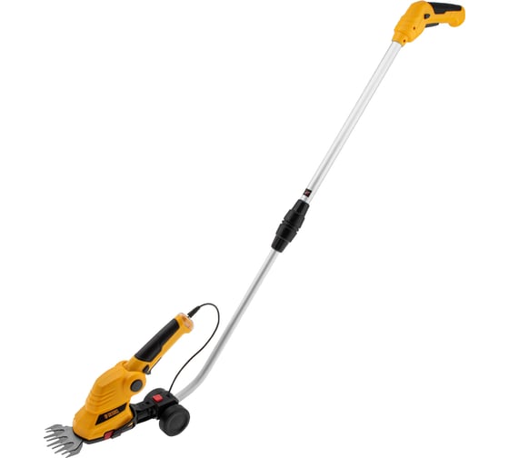 Изображение товара Аккумуляторные ножницы-кусторез с телескопической штангой DENZEL G801E 7.2 В, Li-Ion, 1.5 А*ч 96815