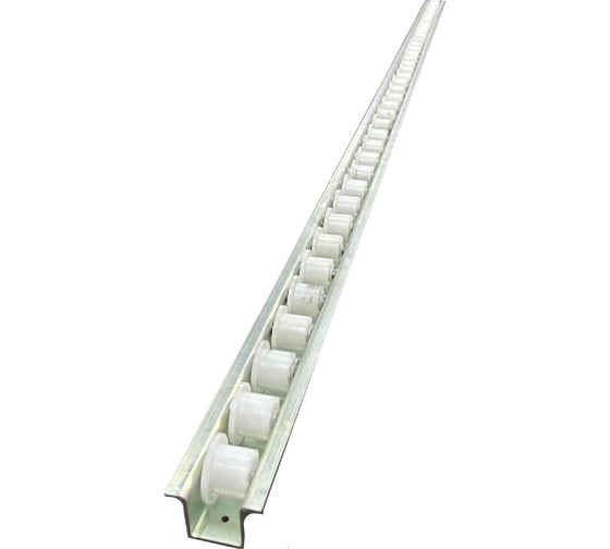 Изображение товара Роликовая направляющая 2000x35x38 мм, ролик ПНД 40 шт, d28 мм, с бортиком ООО СЗЦМ 00-00004330