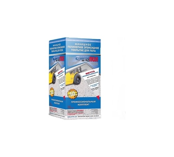 Изображение товара Эпоксидное двухкомпонентное покрытие для пола СДЕЛАЙ ПОЛ бежевый 50 кв.м. 11435 СП-00000137
