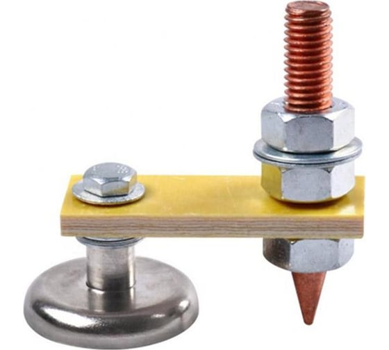 Изображение товара Клемма заземления магнитная МКЗ-300K1 с изолированным контактом Оберон KY1206