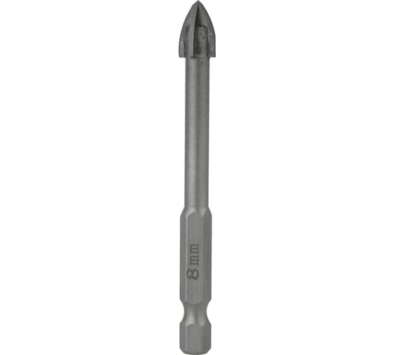 Изображение товара Сверло по стеклу и кафелю 8х79 мм, шестигранный хвостовик МастерАлмаз 10508302
