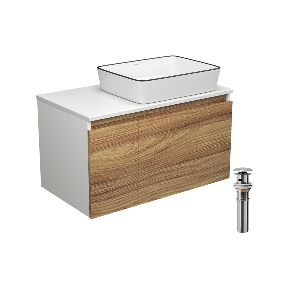 Изображение товара Тумба с раковиной Bauedge BD1754 для ванной комнаты