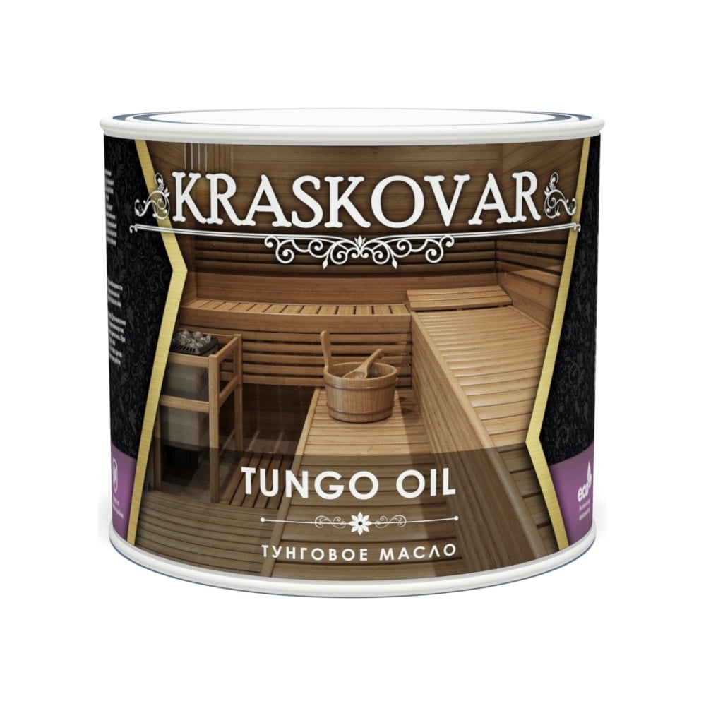 фото Тунговое масло для древесины kraskovar tungo oil 2,2 л 1248