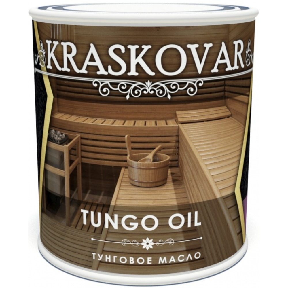 фото Тунговое масло для древесины kraskovar tungo oil 0,75 л 1247